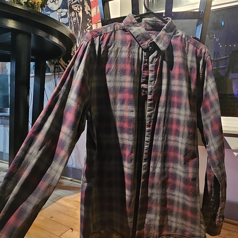 H&M Premium Cotton Plaid Shirt